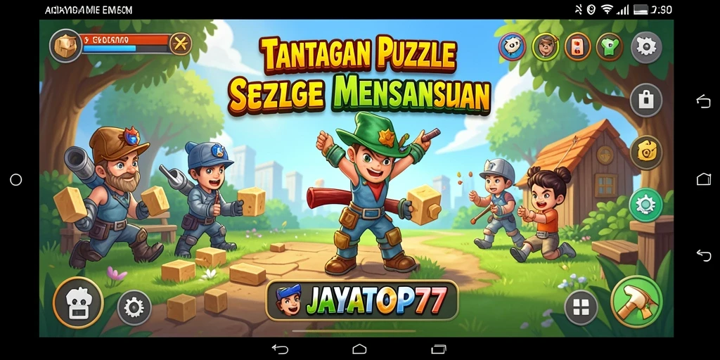 Tampilan gameplay yang seru dan menantang di JAYATOP77.