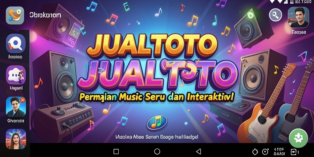 Tampilan seru gameplay JUALTOTO dengan berbagai pilihan lagu.