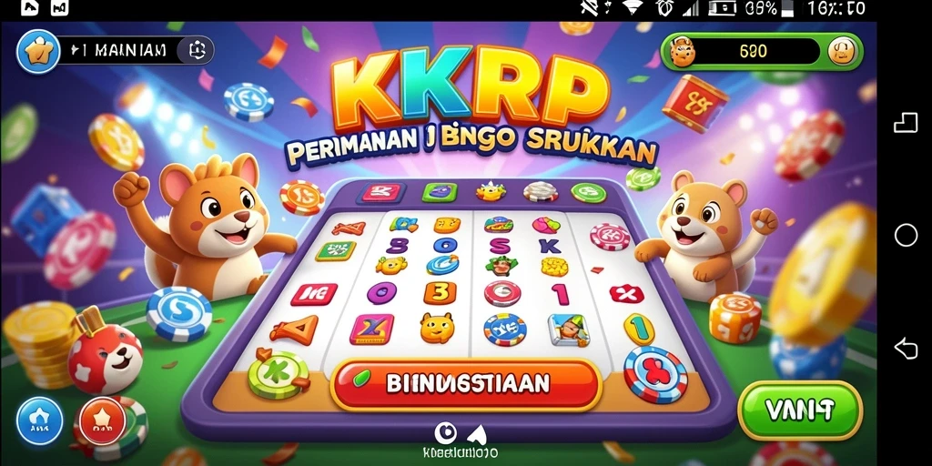 Tampilan gameplay Bingo seru di KKRP dengan interaksi sosial.