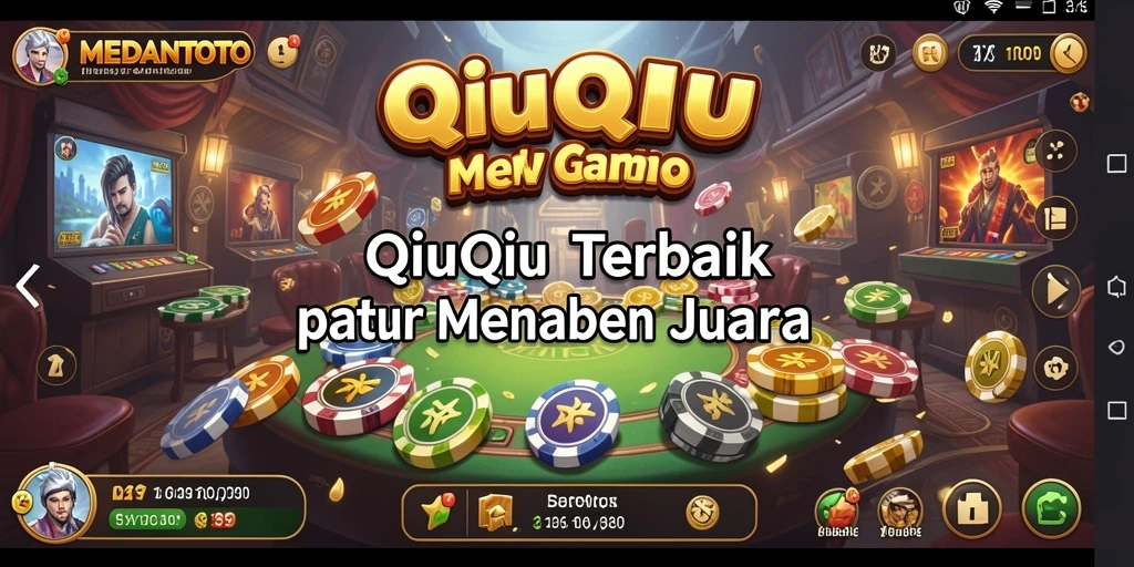 Screenshot MEDANTOTO menampilkan aksi seru permainan QiuQiu.