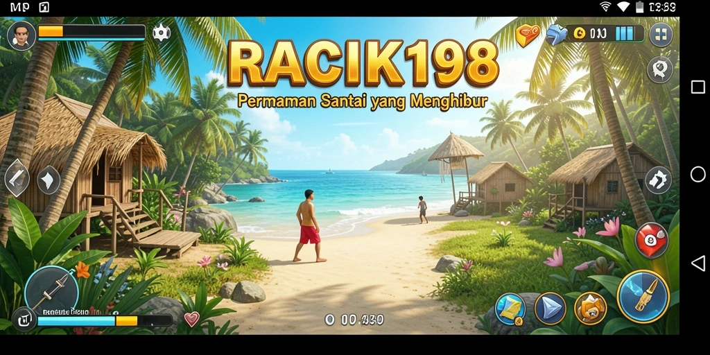 Tangkap layar gameplay yang menarik dan menyenangkan dari RACIK198.