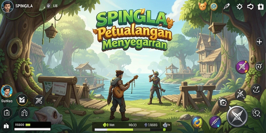 Gameplay Open World SPINGILA yang menakjubkan dan interaktif.